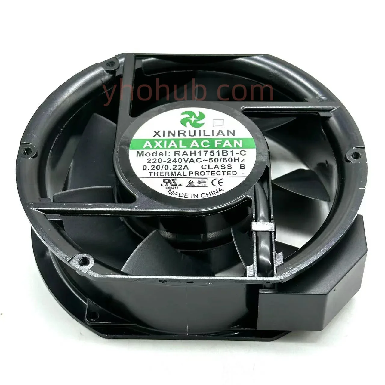 XINRUILIAN RAH1751B1-C AC 220V 240V 0.20/0.22A 172x172x51mm Server Cooling Fan
XINRUILIAN RAH1751B1-C AC 220V 240V 0.20/0.22A 172x172x51mm Server Cooling Fan