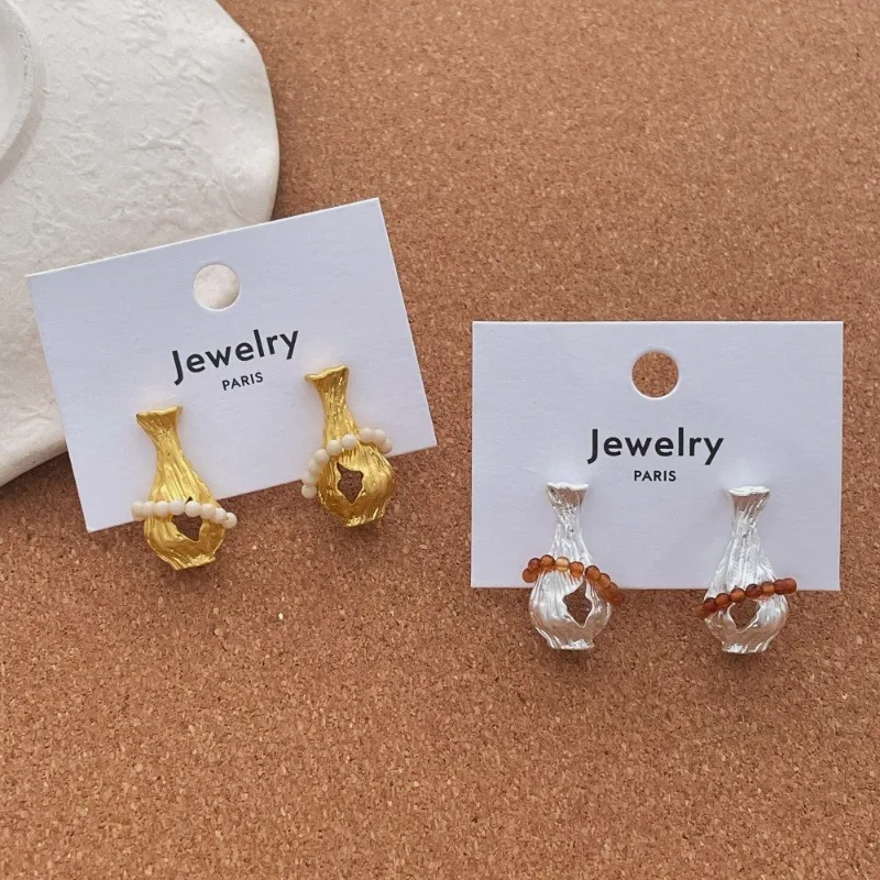 Minar Light Luxury Double Color Hollow Out Metallic Water Drop Dangle Earrings for Women Real Gold Silver Plated Copper Alloy
Minar Light Luxury Double Color Hollow Out Metallic Water Drop Dangle Earrings for Women Real Gold Silver Plated Copper Alloy