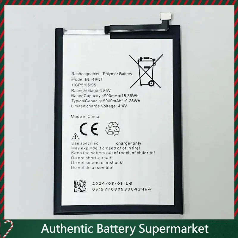 high-quality products New 3.85V 5000mAh BL-49NT For Tecno Pop 7, BF6 Battery
high-quality products New 3.85V 5000mAh BL-49NT For Tecno Pop 7, BF6 Battery