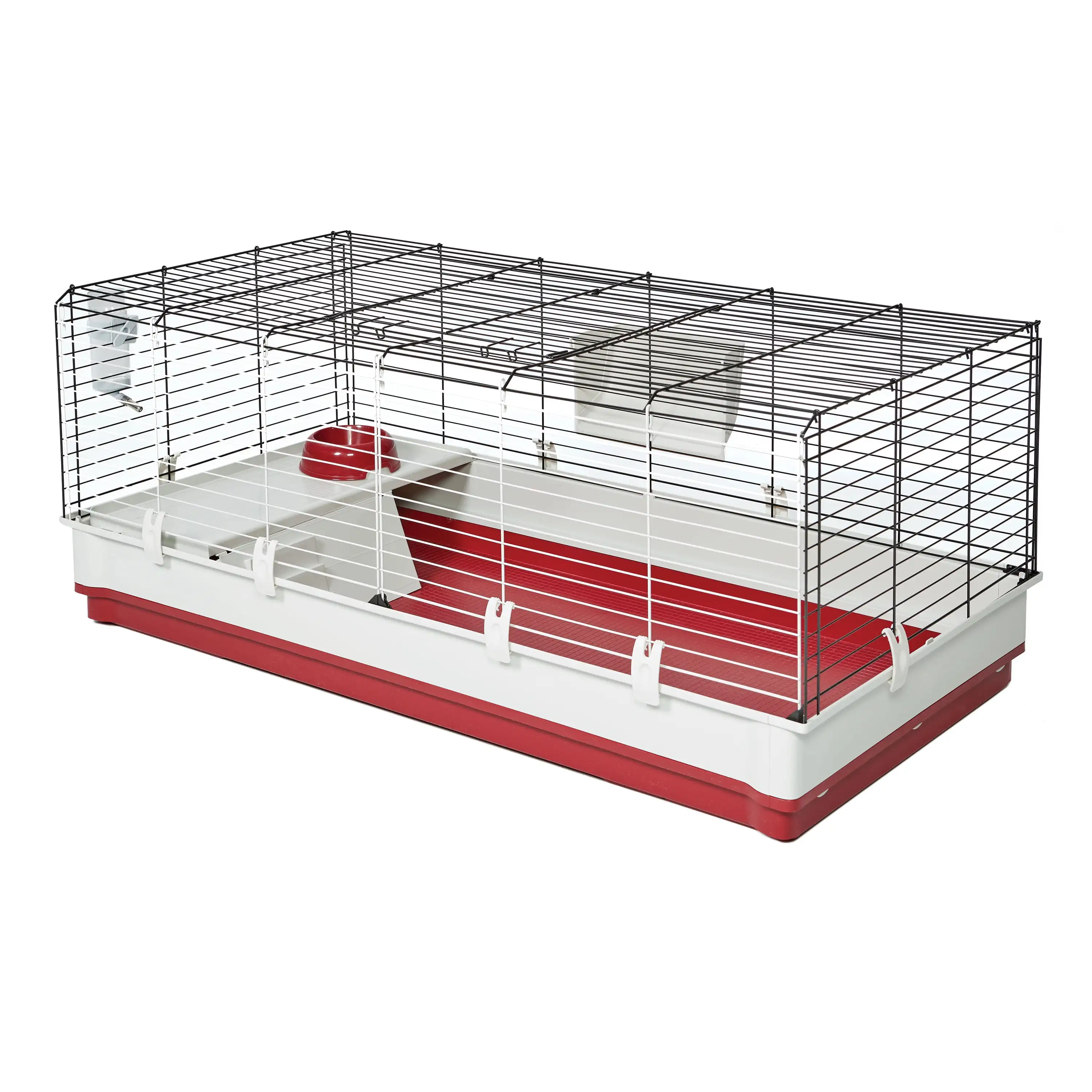 Homes for Pets Deluxe Rabbit & Guinea Pig Cage, X-Large, White & Red; 47.2 x 19.7 x 23.6 Inches; 158XL
Homes for Pets Deluxe Rabbit & Guinea Pig Cage, X-Large, White & Red; 47.2 x 19.7 x 23.6 Inches; 158XL