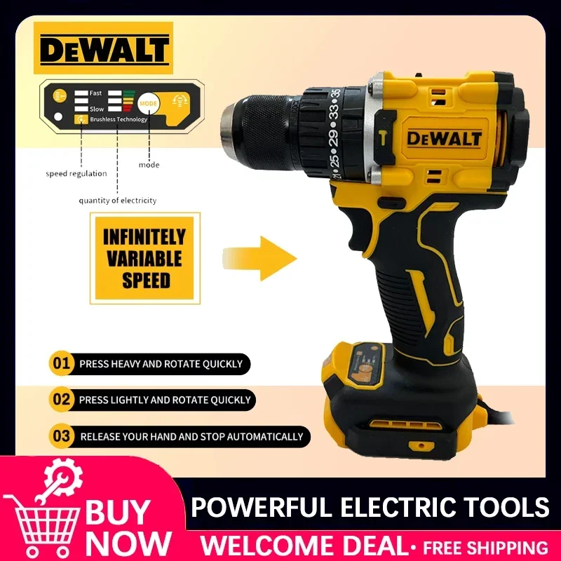 Аккумуляторная ударная дрель-шуруповерт DEWALT DCD805 бесщеточная, компактная, многофункциональная, литий-ионная
Аккумуляторная ударная дрель-шуруповерт DEWALT DCD805 бесщеточная, компактная, многофункциональная, литий-ионная