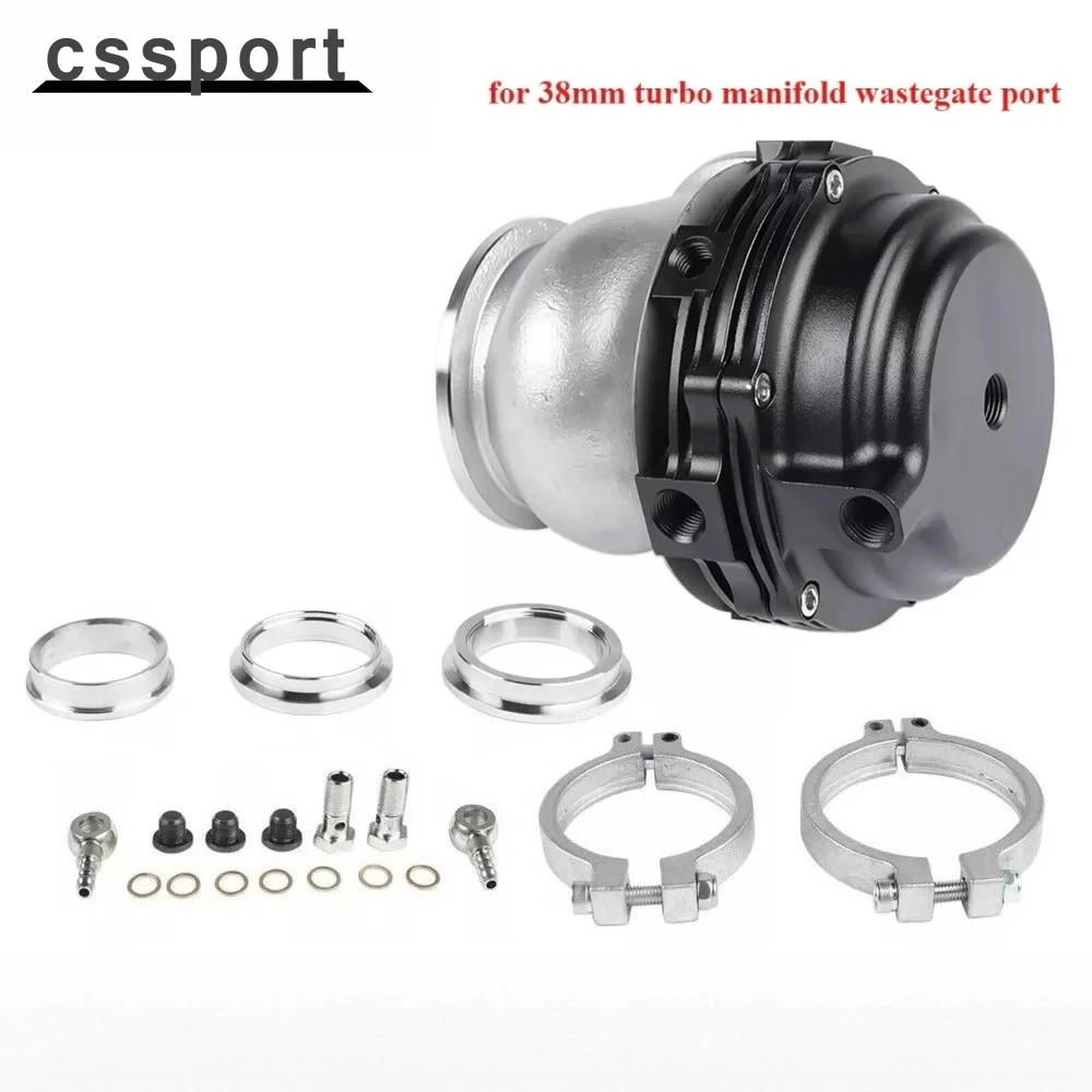 38mm Turbo External Wastegate MVS BOV Boost with Tial V-Band Flange Springs Black for 38mm Turbo Manifold Wastegate Port
38mm Turbo External Wastegate MVS BOV Boost with Tial V-Band Flange Springs Black for 38mm Turbo Manifold Wastegate Port