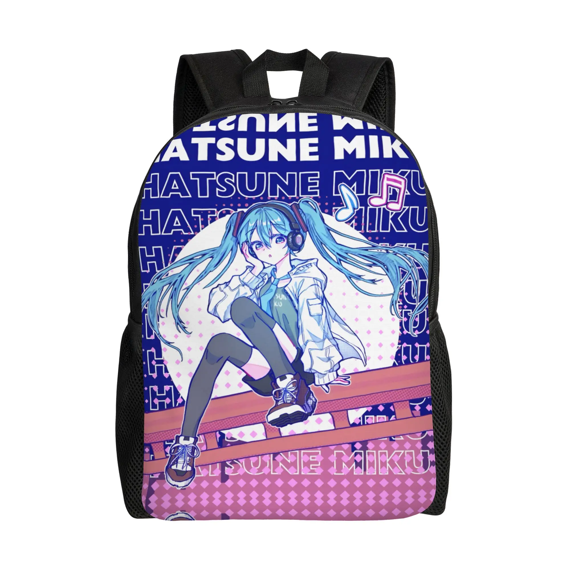 Custom Hatsunes Anime Mikus Backpacks Men Women Casual Bookbag for School College Virtual Singer Bags
Custom Hatsunes Anime Mikus Backpacks Men Women Casual Bookbag for School College Virtual Singer Bags