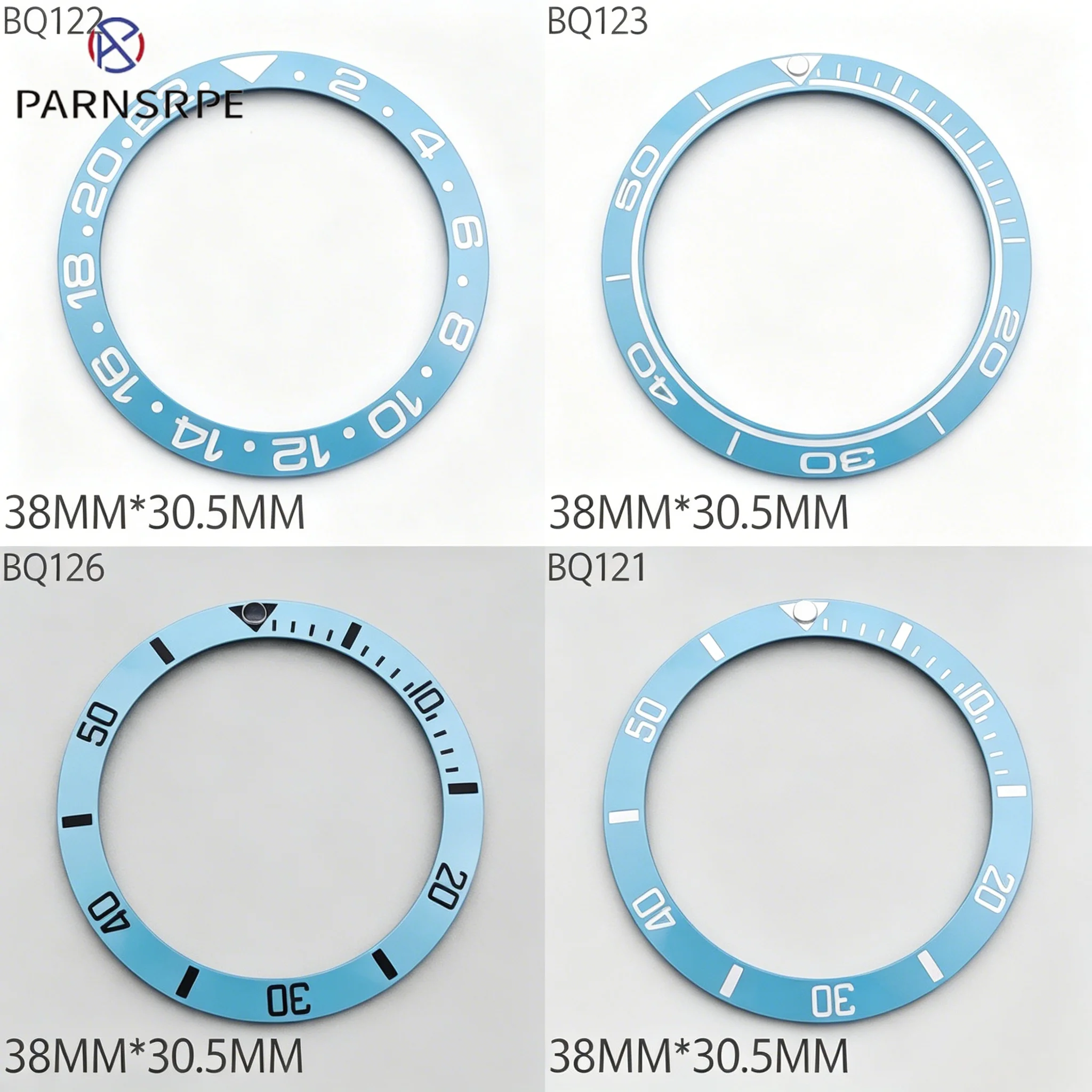 38mm*30.5mm Blue Ceramic Bezel Fit For 40mm Automatic GMT SUB SKX 007 Repair Accessories Case Ring
38mm*30.5mm Blue Ceramic Bezel Fit For 40mm Automatic GMT SUB SKX 007 Repair Accessories Case Ring