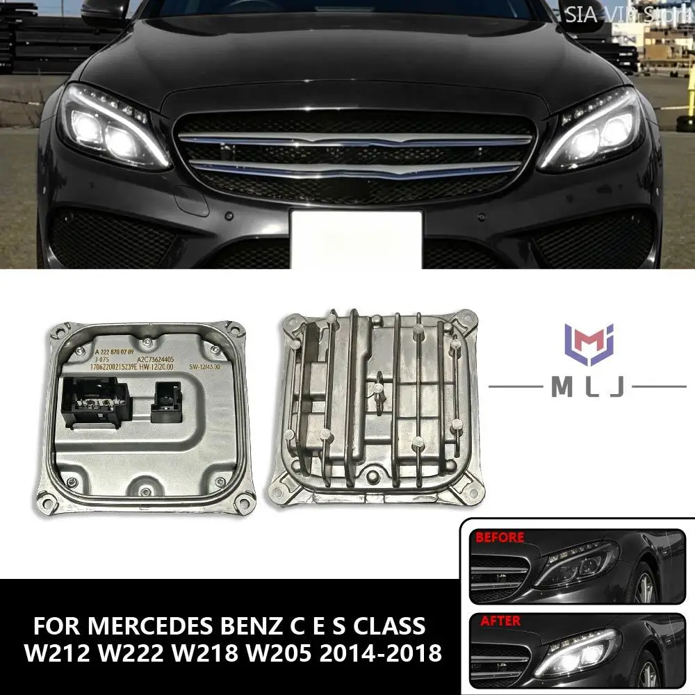 A2228700789 For Benz C E S Class W212 W222 W218 W205 LED Headlight Module Front Lamp Control Unit Ballast DRL Car Accessories
A2228700789 For Benz C E S Class W212 W222 W218 W205 LED Headlight Module Front Lamp Control Unit Ballast DRL Car Accessories