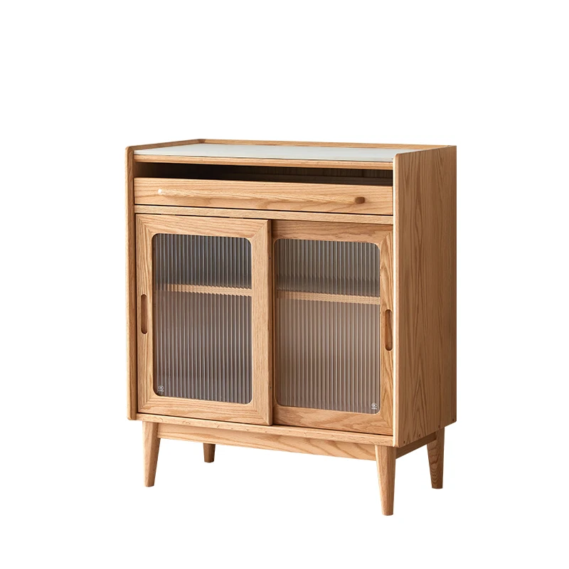 Solid wood furniture side cabinet sintered stone desktop catering sideboard
Solid wood furniture side cabinet sintered stone desktop catering sideboard