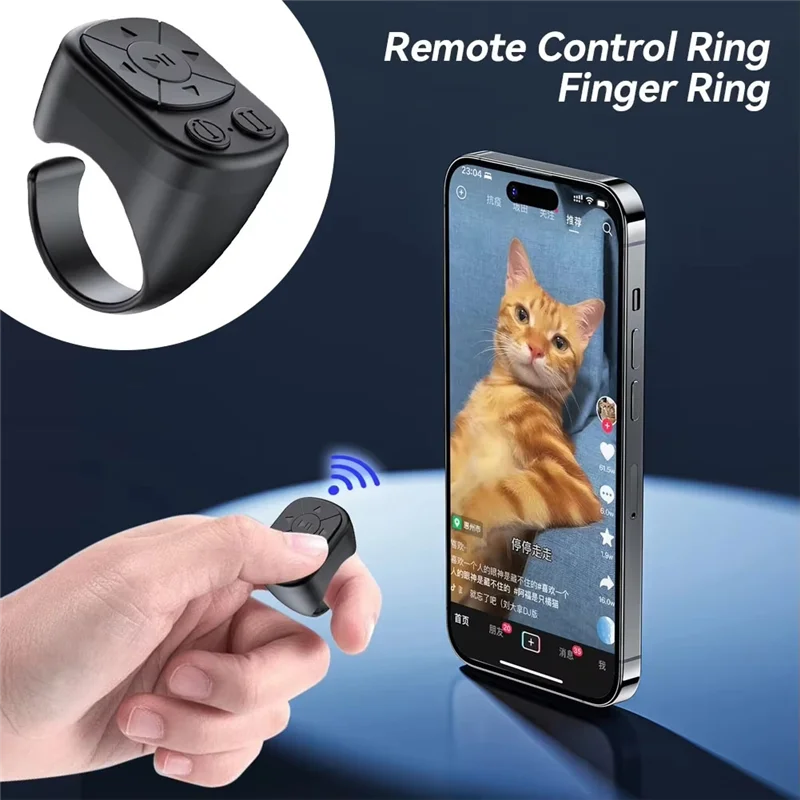 ABTS-Scrolling Finger Remote Control Mobile Phone Video Blutooth 5.3 Remote Control Selfie Stick Fingertip Controller
ABTS-Scrolling Finger Remote Control Mobile Phone Video Blutooth 5.3 Remote Control Selfie Stick Fingertip Controller
