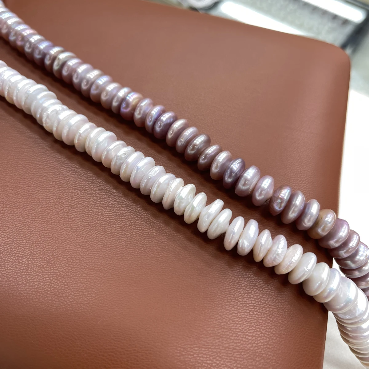 13-14mm White Purple Button Natural Freshwater Pearl Jewelry Make DIY Necklace Earring Bracelet Accessory Gift Factory Wholesale
13-14mm White Purple Button Natural Freshwater Pearl Jewelry Make DIY Necklace Earring Bracelet Accessory Gift Factory Wholesale