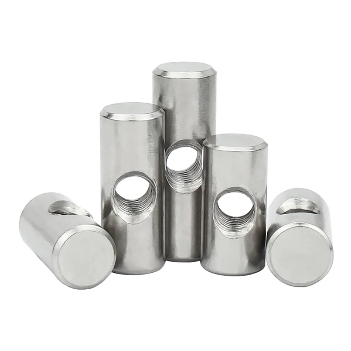 M4 M5 M6 M8 304 Stainless Steel Barrel Bolts Cylindrical Pin Dowel Cross Hole Hammer Embedded Nut for Wood Furniture Accessories
M4 M5 M6 M8 304 Stainless Steel Barrel Bolts Cylindrical Pin Dowel Cross Hole Hammer Embedded Nut for Wood Furniture Accessories