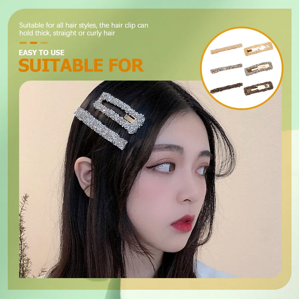 6Pcs Rhinestones Hair Clip Set for Women Girls Chic Hairpins Bling Barrettes Everyday Hair Accessories Barrettes for Women 
6Pcs Rhinestones Hair Clip Set for Women Girls Chic Hairpins Bling Barrettes Everyday Hair Accessories Barrettes for Women
