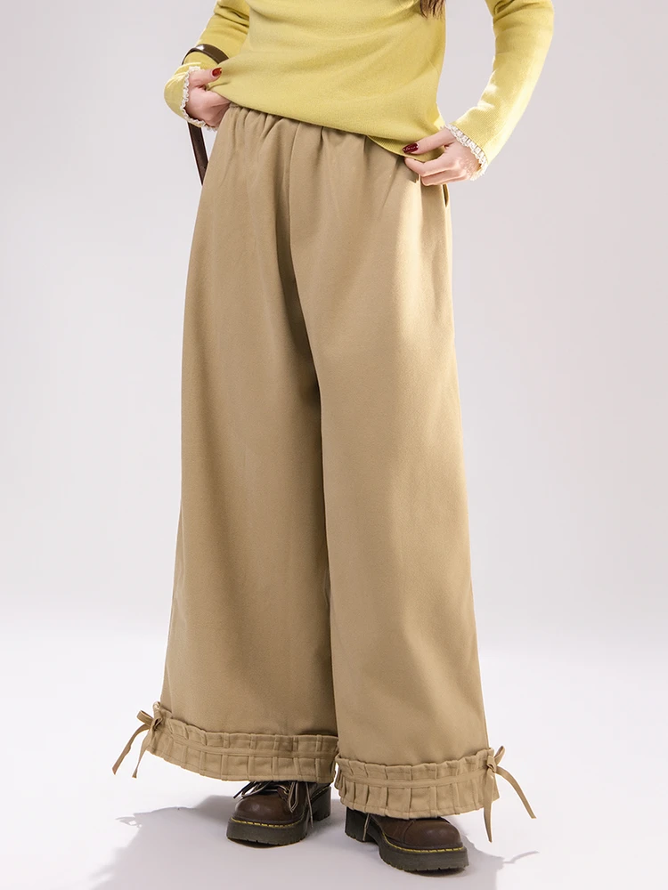 Широкие шерстяные брюки Thiened Fce для женщин, зимние, свободного кроя, с высокой талией, прямого силуэта, ручной работы, цвет Butterf...
Широкие шерстяные брюки Thiened Fce для женщин, зимние, свободного кроя, с высокой талией, прямого силуэта, ручной работы, цвет Butterf...