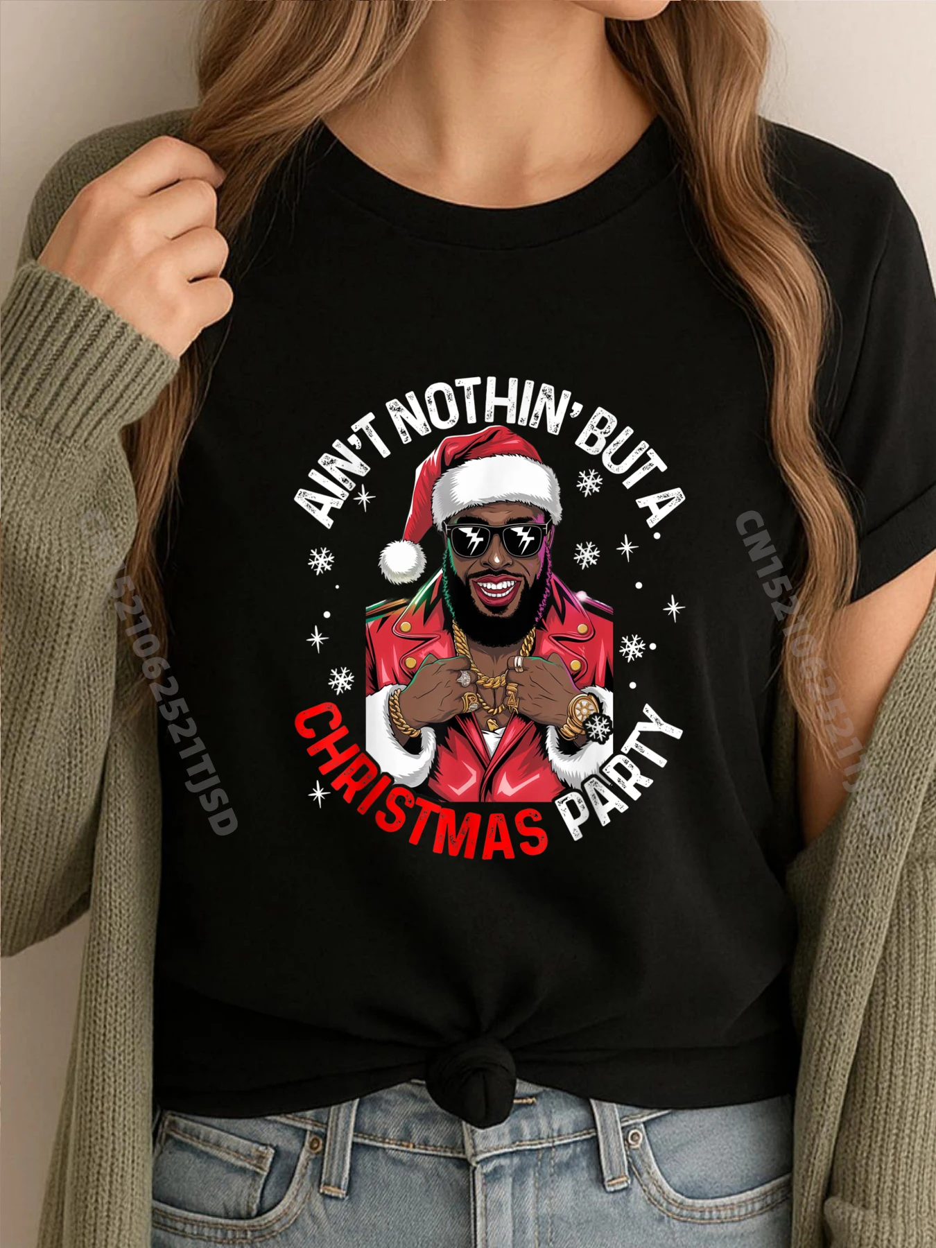 Black African American Santa Claus Christmas Pajama Menwomen Luxury T Shirt Woman High Quality Youth Luxury T-Shirt Japan Style
Black African American Santa Claus Christmas Pajama Menwomen Luxury T Shirt Woman High Quality Youth Luxury T-Shirt Japan Style