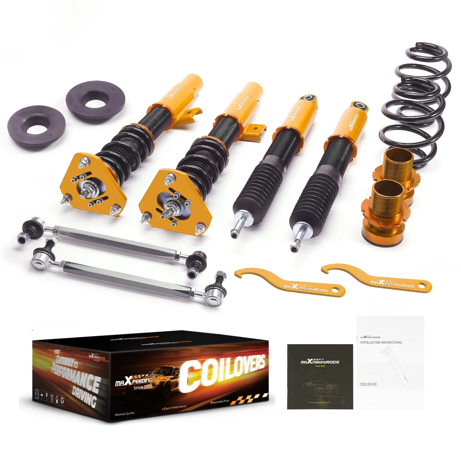 MaXpeedingrods 24 Way Coilover Suspension Lowering Kit For JETTA MK6 11-17
MaXpeedingrods 24 Way Coilover Suspension Lowering Kit For JETTA MK6 11-17
