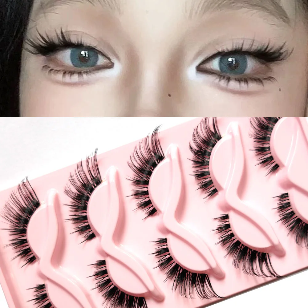 5 Pairs 3D Mink Fale Eyelashes Fox Eye Fluffy Wispy Cat Eye Volume Long Thick Natural Feathery Eye Lashes Lightweight
5 Pairs 3D Mink Fale Eyelashes Fox Eye Fluffy Wispy Cat Eye Volume Long Thick Natural Feathery Eye Lashes Lightweight