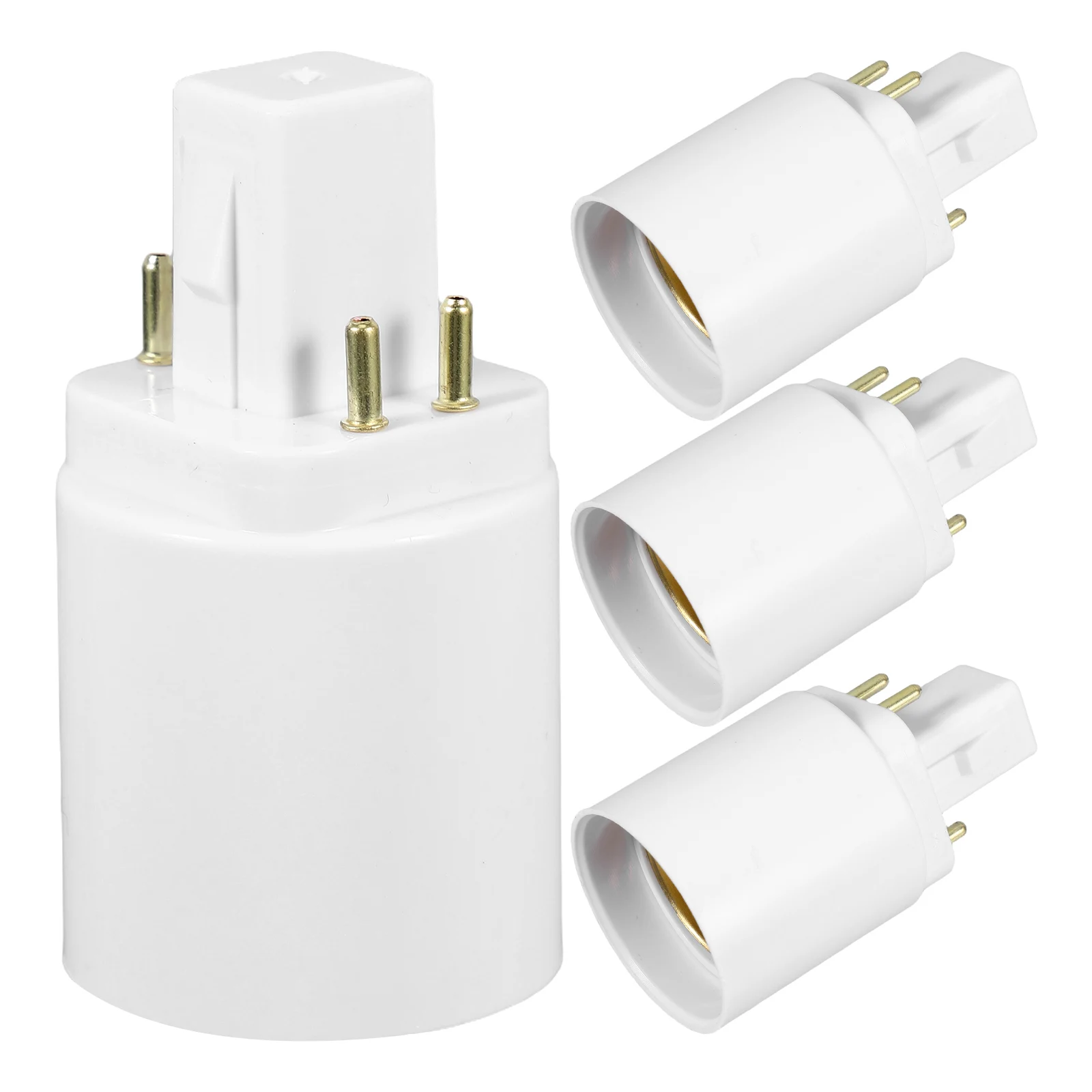 4pcs G24q to E27 Lamp Holder Converter Durable PBT Plastic Heat Resistant Light Bulb Socket Adapter Led Light Adapter Connector
4pcs G24q to E27 Lamp Holder Converter Durable PBT Plastic Heat Resistant Light Bulb Socket Adapter Led Light Adapter Connector