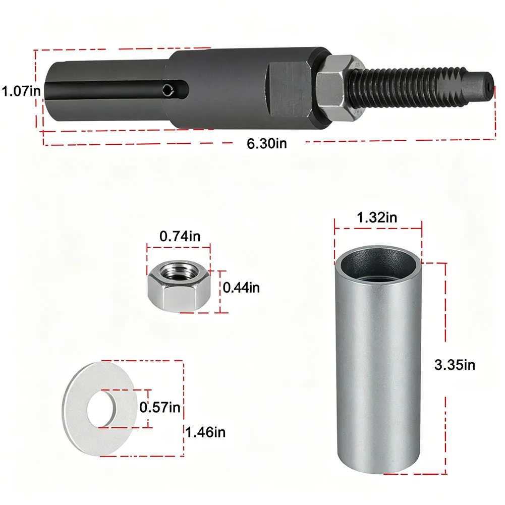 4pcs Lb7 Injector Tube/Cup Installer/Remover For 6.6L Diesel, 2001-2019 To Present. Similar To J-45910, Replaces OTC-7222.
4pcs Lb7 Injector Tube/Cup Installer/Remover For 6.6L Diesel, 2001-2019 To Present. Similar To J-45910, Replaces OTC-7222.