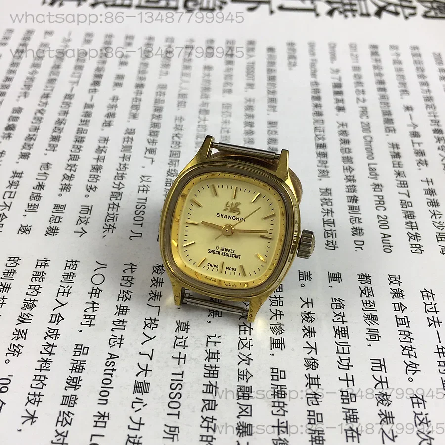 Original Shanghai Brand 5520 Square Bar Stained Yellow Face Manual Mechanical Women's Watch Diameter 25 Mm
Original Shanghai Brand 5520 Square Bar Stained Yellow Face Manual Mechanical Women's Watch Diameter 25 Mm