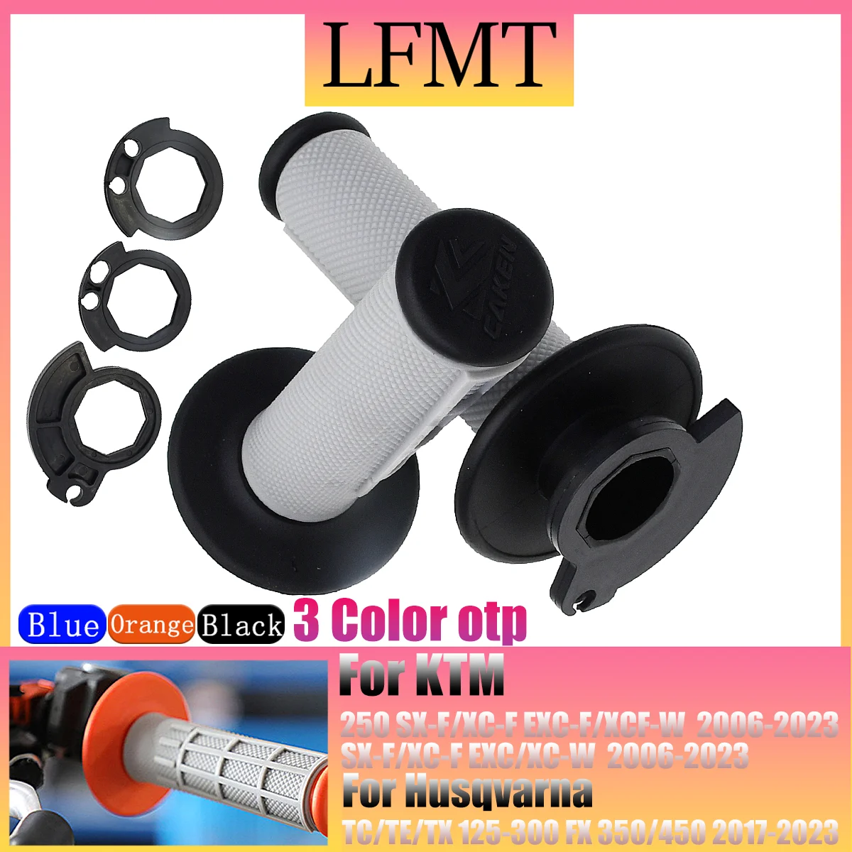 Motorcycle NEW Handlebar Lock-on Grips For KTM SX SX-F EXC EXC-F XC XC-F XC-W TPI SIX DAYS 125-500 2008-2020 Enduro Dirt Bike
Motorcycle NEW Handlebar Lock-on Grips For KTM SX SX-F EXC EXC-F XC XC-F XC-W TPI SIX DAYS 125-500 2008-2020 Enduro Dirt Bike