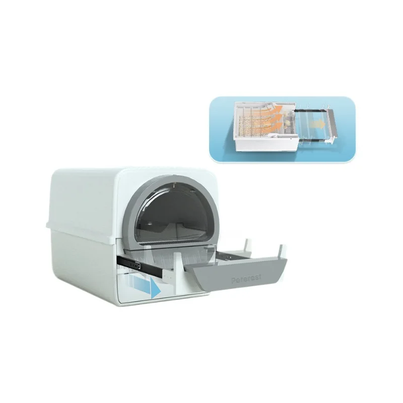 &c Smart Easy Clean Cat Litter Box Semi-Automatic Plastic Sifting Cat Litter Tray
&c Smart Easy Clean Cat Litter Box Semi-Automatic Plastic Sifting Cat Litter Tray