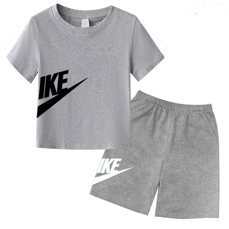 Summer Brand White T-shirt+Shorts Two-piece set Kids New Clothing Fashion Letter Boy Girl3-12Yrs Sports Short-sleeved Casual Set
Summer Brand White T-shirt+Shorts Two-piece set Kids New Clothing Fashion Letter Boy Girl3-12Yrs Sports Short-sleeved Casual Set