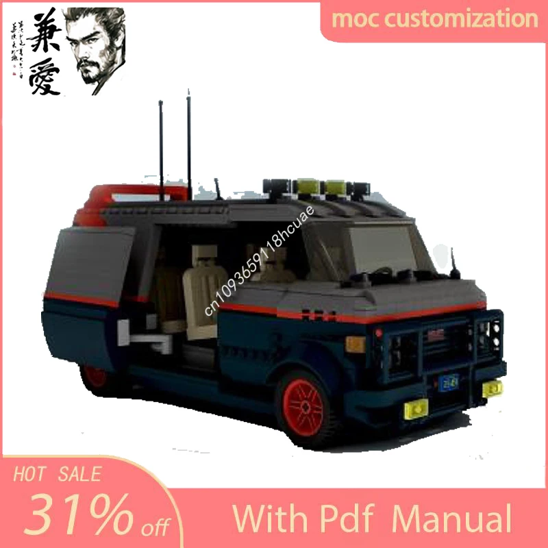 1333PCS Moc A-Team GMC Van Supercar technology Creative Toy Birthday Model Building festival Kids Adult Gift Blocks
1333PCS Moc A-Team GMC Van Supercar technology Creative Toy Birthday Model Building festival Kids Adult Gift Blocks