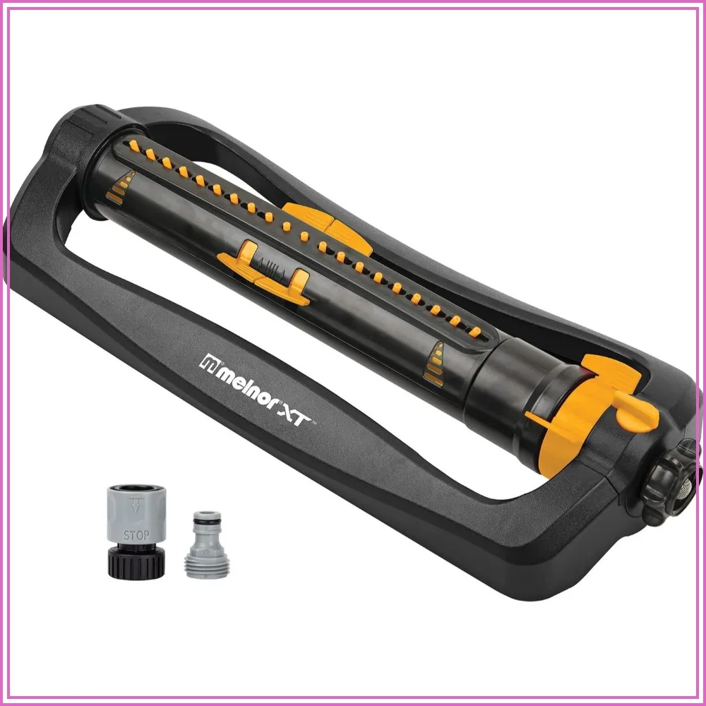 XT Turbo Oscillating Sprinkler, 4500 sq ft, Quick Connect, 3-Way Adjustable, Black/Yellow
XT Turbo Oscillating Sprinkler, 4500 sq ft, Quick Connect, 3-Way Adjustable, Black/Yellow