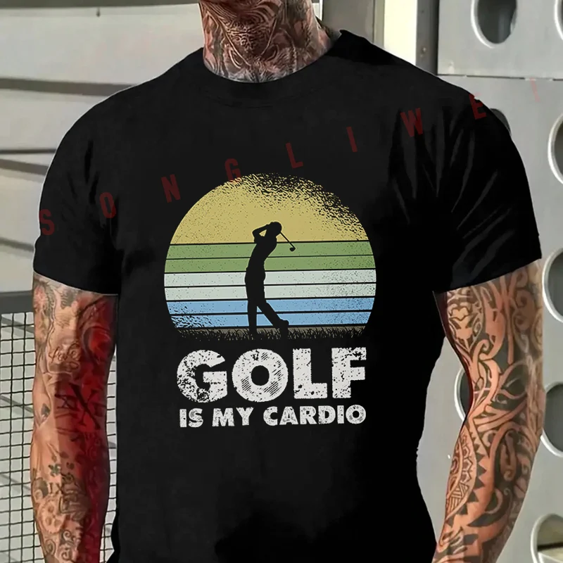 Golf Is My Cardio Design Motorcycle T-Shirt Men's Summer Casual Fashion Short Sleeve Tshirt Tops Tee
Golf Is My Cardio Design Motorcycle T-Shirt Men's Summer Casual Fashion Short Sleeve Tshirt Tops Tee