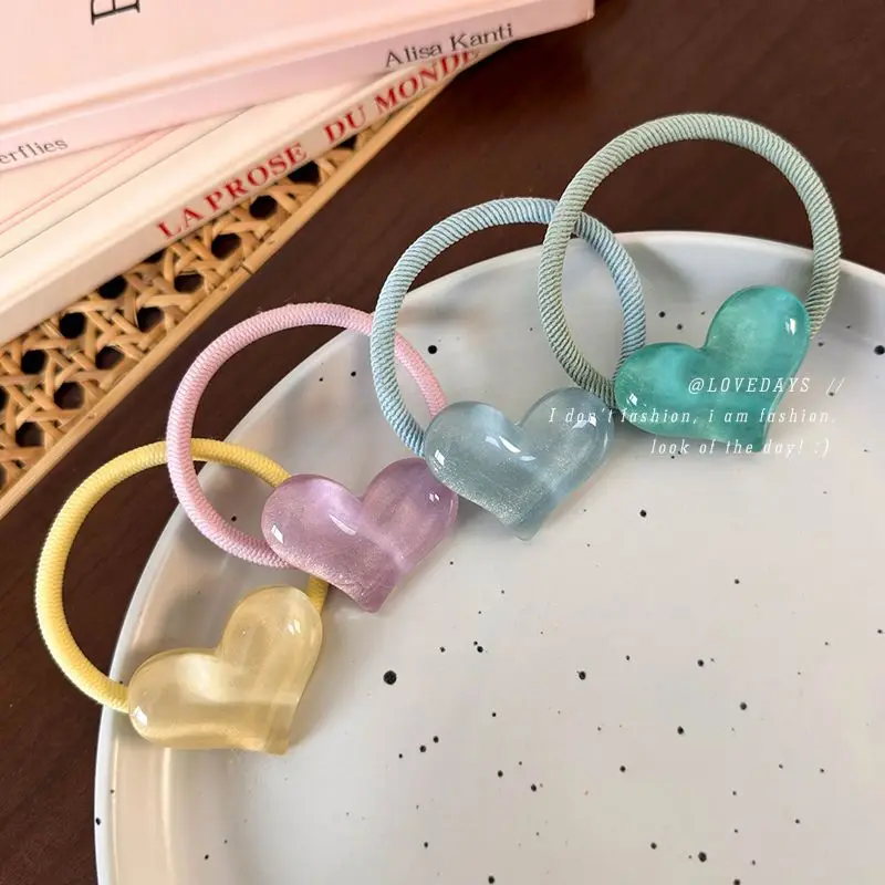 Heart Hair Tie Soft Elastic Ponytail Holder Cute Girl Daily Use Premium Non Damaging Rubber Band for Messy Bun Scrunchie Sweet
Heart Hair Tie Soft Elastic Ponytail Holder Cute Girl Daily Use Premium Non Damaging Rubber Band for Messy Bun Scrunchie Sweet