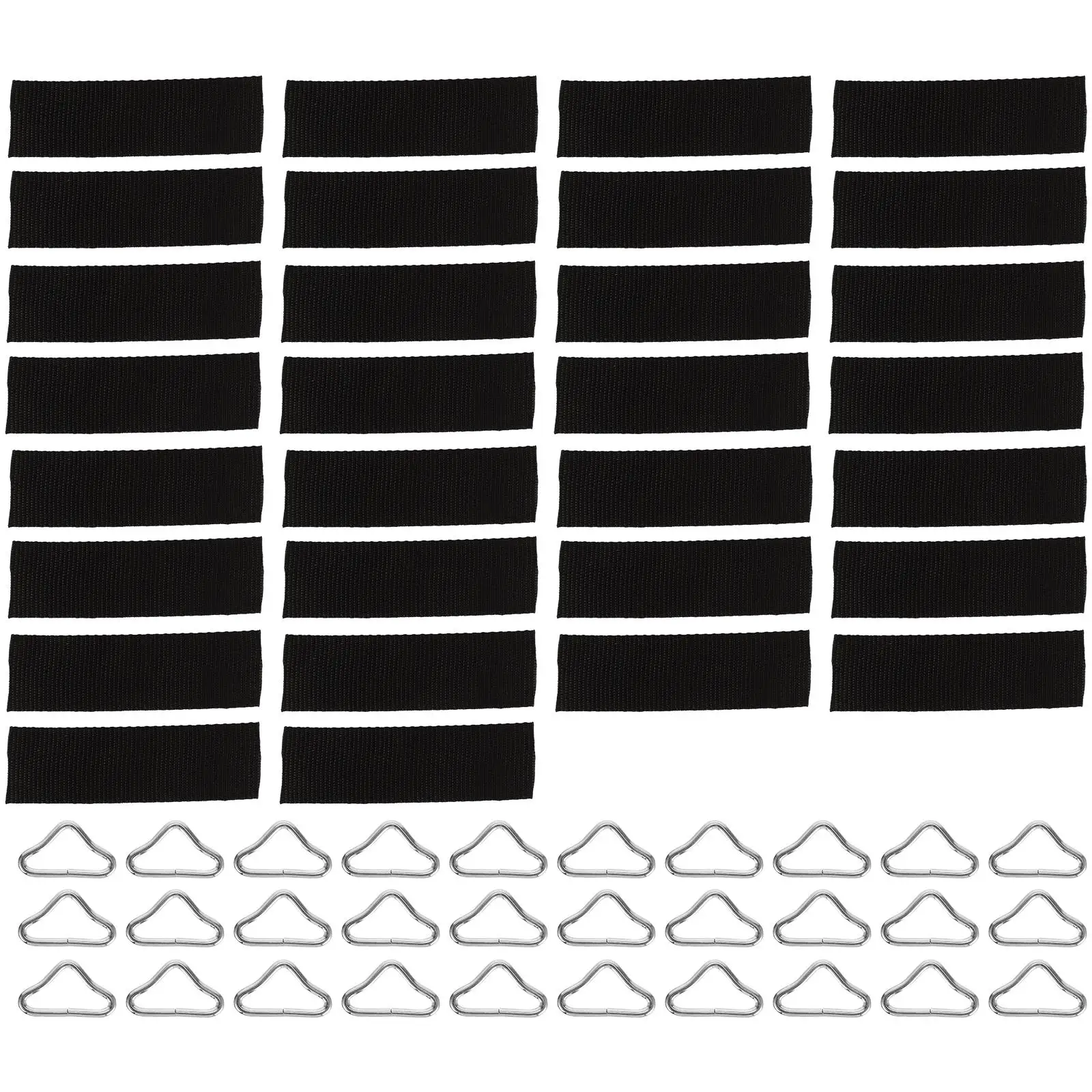 30 Pcs Trampoline Accessories Triangle Ring Rings Jumping Bed Bungee Stainless Steel Child
30 Pcs Trampoline Accessories Triangle Ring Rings Jumping Bed Bungee Stainless Steel Child