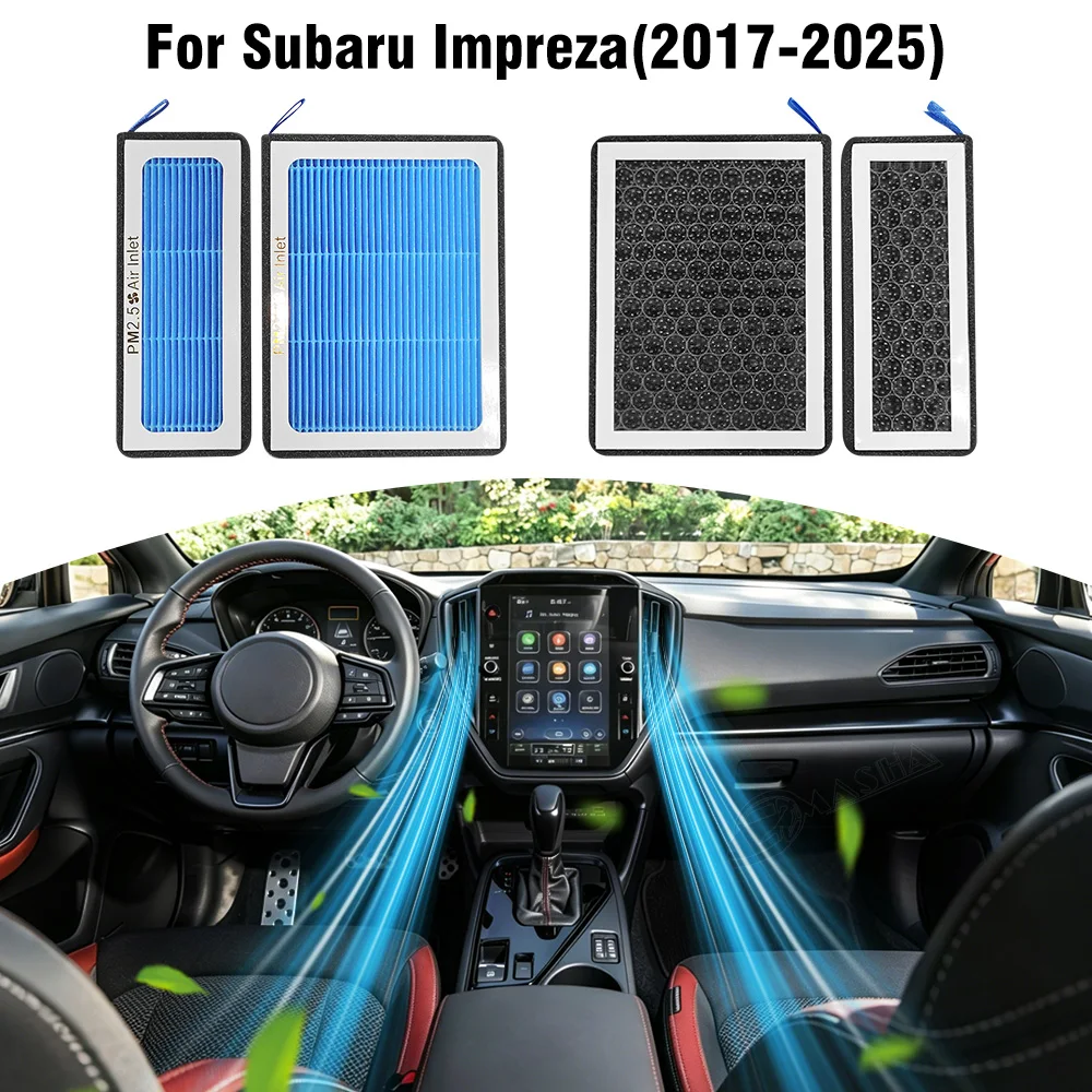 Cabin Air Filter for Subaru Impreza 2017 2018 2019 2020 2021 2022 2023 2024 2025 with Activated Carbon Replacement Air Filters
Cabin Air Filter for Subaru Impreza 2017 2018 2019 2020 2021 2022 2023 2024 2025 with Activated Carbon Replacement Air Filters