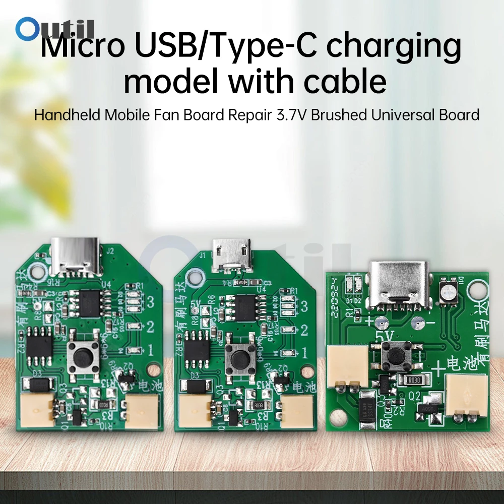 Charging With Cable And Brush 3-speed Universal Mini Fan Board Type-c Micro USB Interface Low-voltage Brush Motor Control Module
Charging With Cable And Brush 3-speed Universal Mini Fan Board Type-c Micro USB Interface Low-voltage Brush Motor Control Module