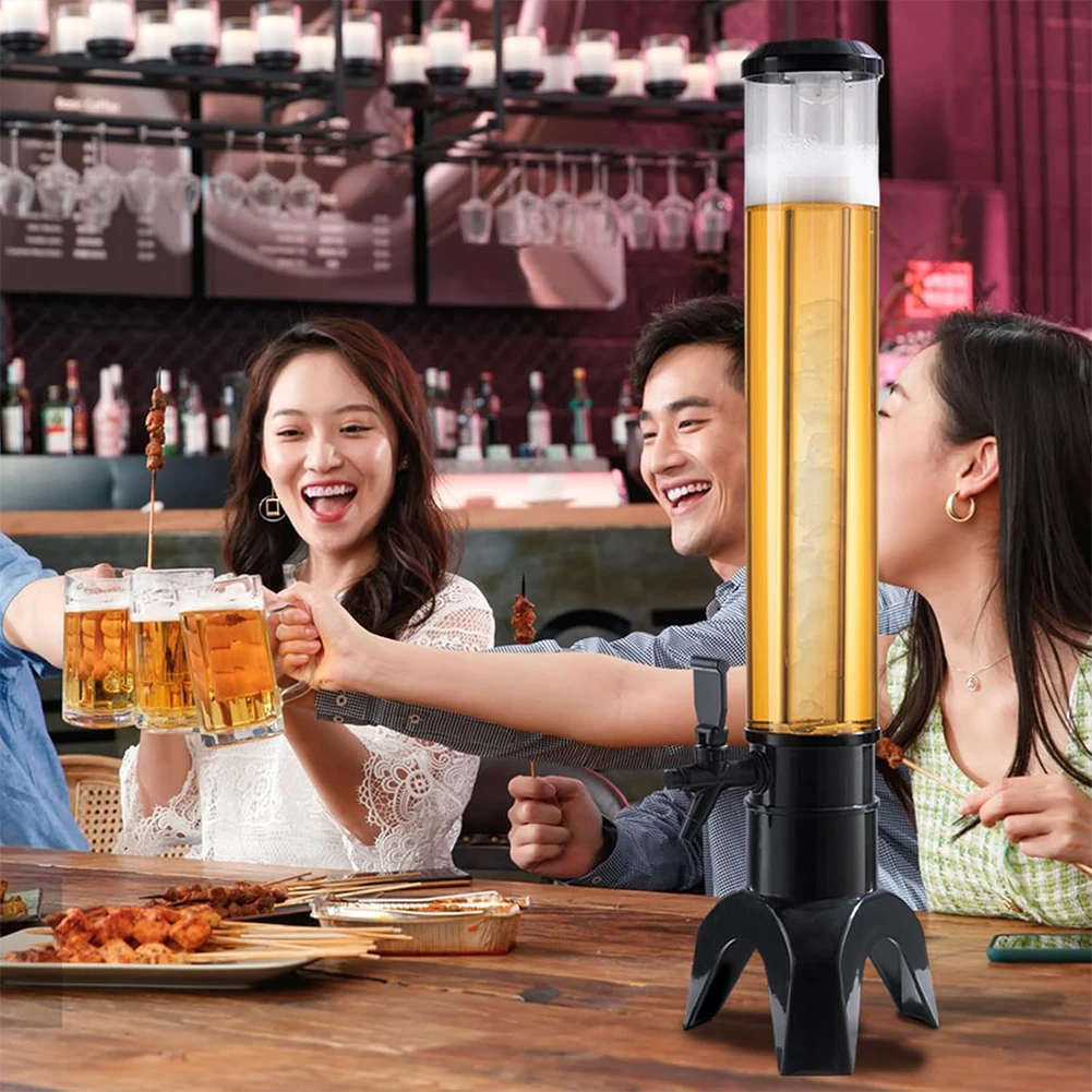 3L Beer Dispenser Tabletop Liquor Dispenser with Spigot & Ice Tube Transparent Drink Dispenser LED Light for Beer Wine Drinks
3L Beer Dispenser Tabletop Liquor Dispenser with Spigot & Ice Tube Transparent Drink Dispenser LED Light for Beer Wine Drinks