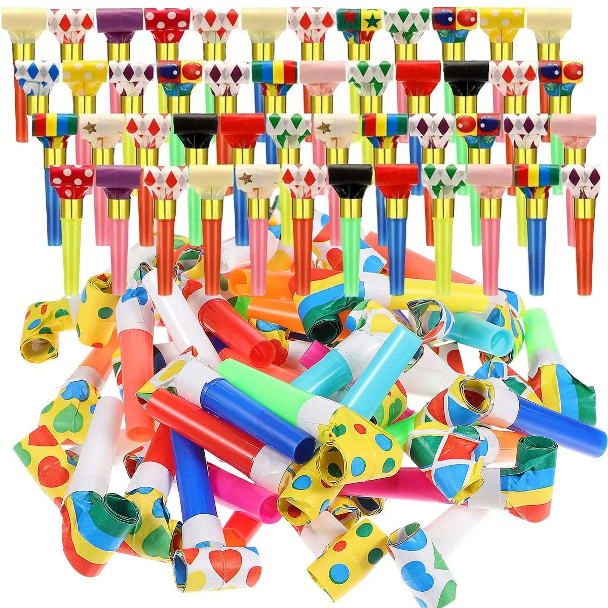56pcs Long Nose Party Whistles - Funny Plastic Blowers for Celebration, Sounding Atmosphere Making Props, Halloween ZSY
56pcs Long Nose Party Whistles - Funny Plastic Blowers for Celebration, Sounding Atmosphere Making Props, Halloween ZSY