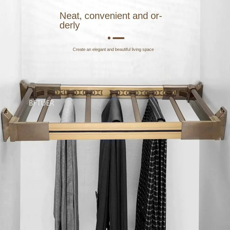 Rack Wardrobe Organizer Shelf Basket Mute Three Track Pant Rack for Scarf Mensole Closet Shelves
Rack Wardrobe Organizer Shelf Basket Mute Three Track Pant Rack for Scarf Mensole Closet Shelves