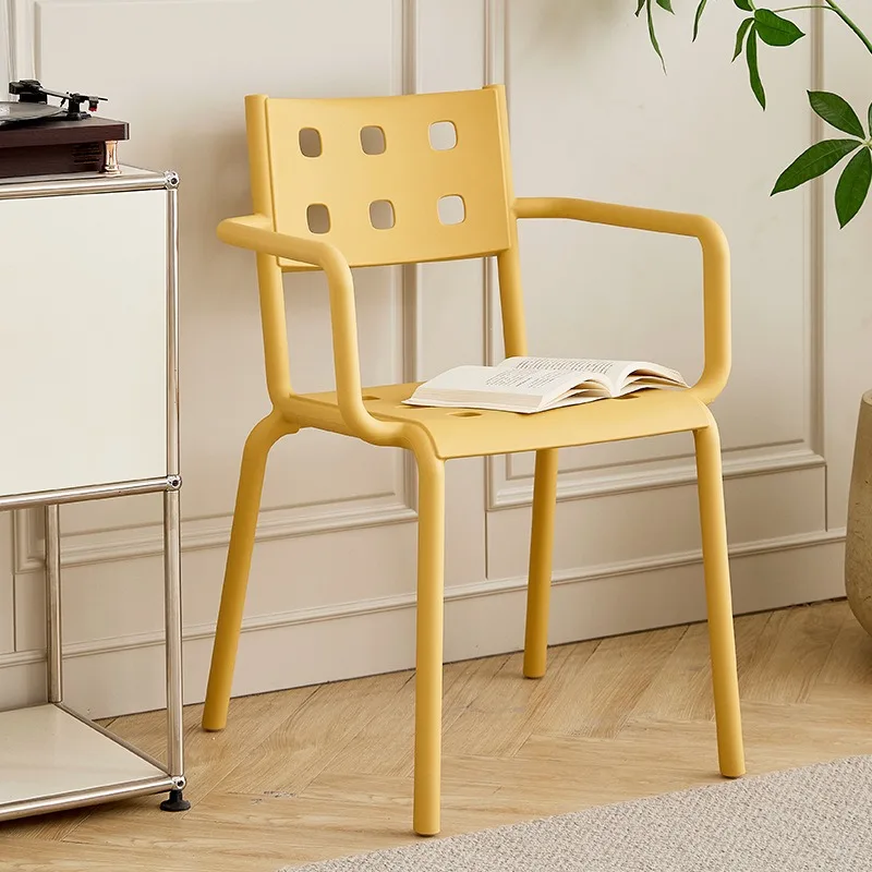 Armrest Plastic Dining Chair Modern Simple Home Backrest Chair B & B Hotel Milk Tea Shop Reception Chair
Armrest Plastic Dining Chair Modern Simple Home Backrest Chair B & B Hotel Milk Tea Shop Reception Chair