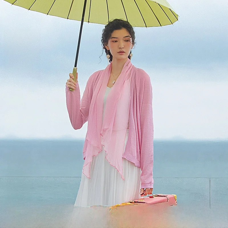 Шелковый вязаный кардиган с длинными рукавами для женщин, утепленный, приталенный, однотонный, для повседневной носки, весна-осень
Шелковый вязаный кардиган с длинными рукавами для женщин, утепленный, приталенный, однотонный, для повседневной носки, весна-осень