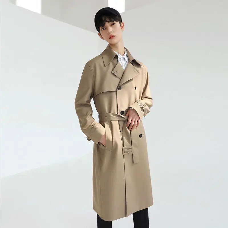 2023 Spring Autumn New Long Cotton Coat New Wool Blend Pure Color Casual Business Fashion Men's Clothing Windbreaker Jacket A86
2023 Spring Autumn New Long Cotton Coat New Wool Blend Pure Color Casual Business Fashion Men's Clothing Windbreaker Jacket A86