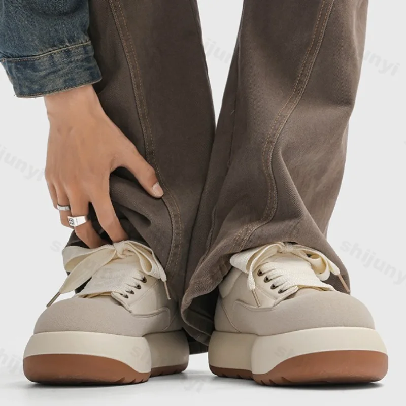 2025 New Thick Soled High Head Comfortable Men's Shoes Fashion Trend Sports Canvas Casual Lace-up Non slip Flat Chunky sneakers
2025 New Thick Soled High Head Comfortable Men's Shoes Fashion Trend Sports Canvas Casual Lace-up Non slip Flat Chunky sneakers
