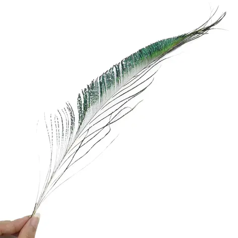 10/20/50/100PCS Long Peacock Sword Feathers 30-35cm Real Natural Peacock Feathers Bulk for Wedding Stage Performance DIY Craft