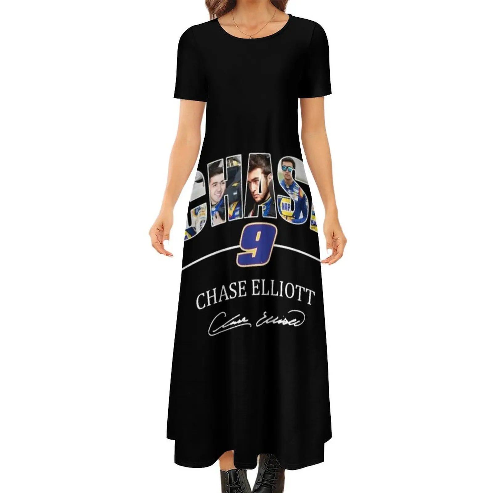 Chase 9 Chase Elliott Signature Gifts For Fans, For Men and Women, Gift Christmas Day Round Neck Short Sleeve Dress
Chase 9 Chase Elliott Signature Gifts For Fans, For Men and Women, Gift Christmas Day Round Neck Short Sleeve Dress