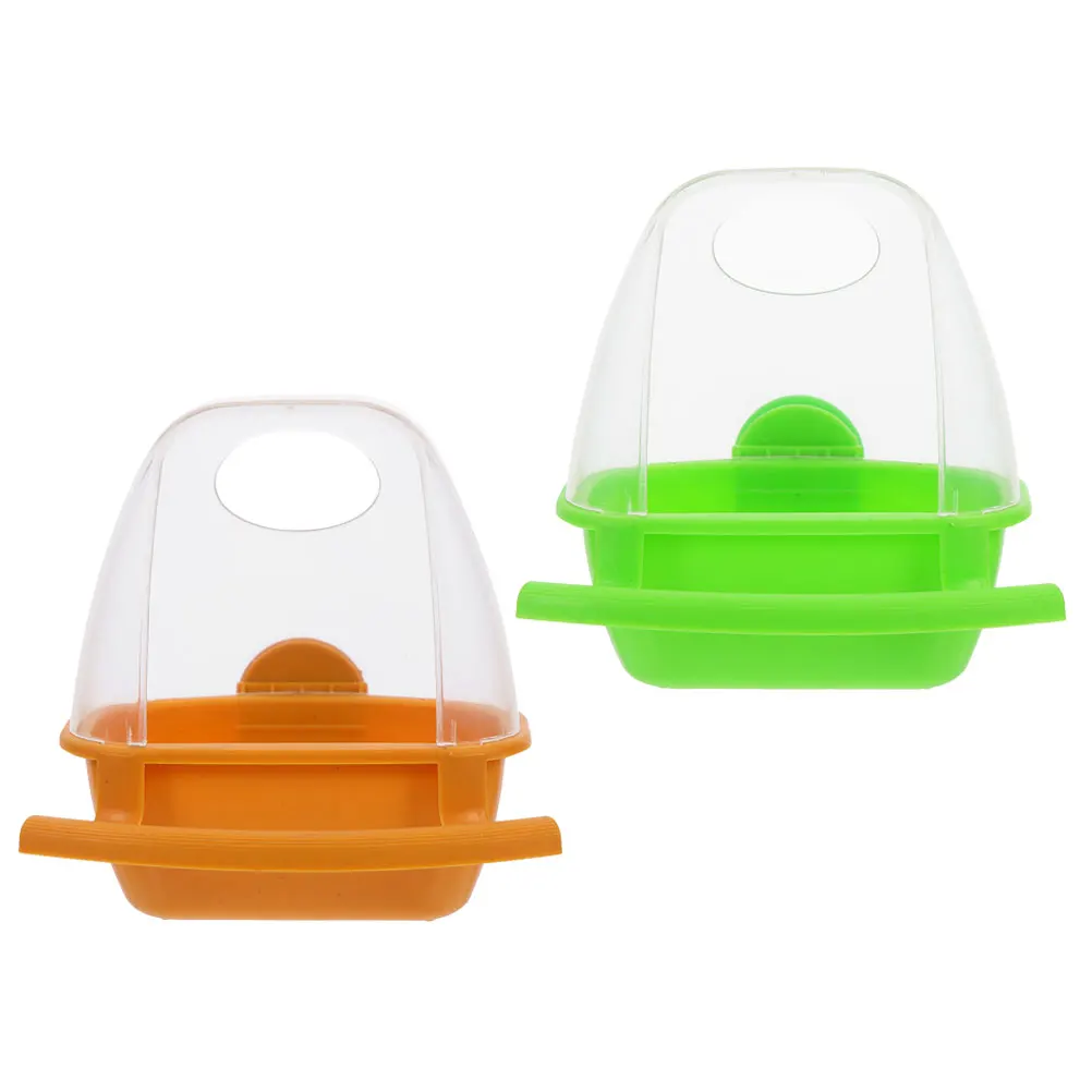 2Pcs SplashingProof Food Box Transparent Plastic Parrot Feeder Cage Bird Food Container Pet Bird Feeder Outdoor Cockatiel
2Pcs SplashingProof Food Box Transparent Plastic Parrot Feeder Cage Bird Food Container Pet Bird Feeder Outdoor Cockatiel