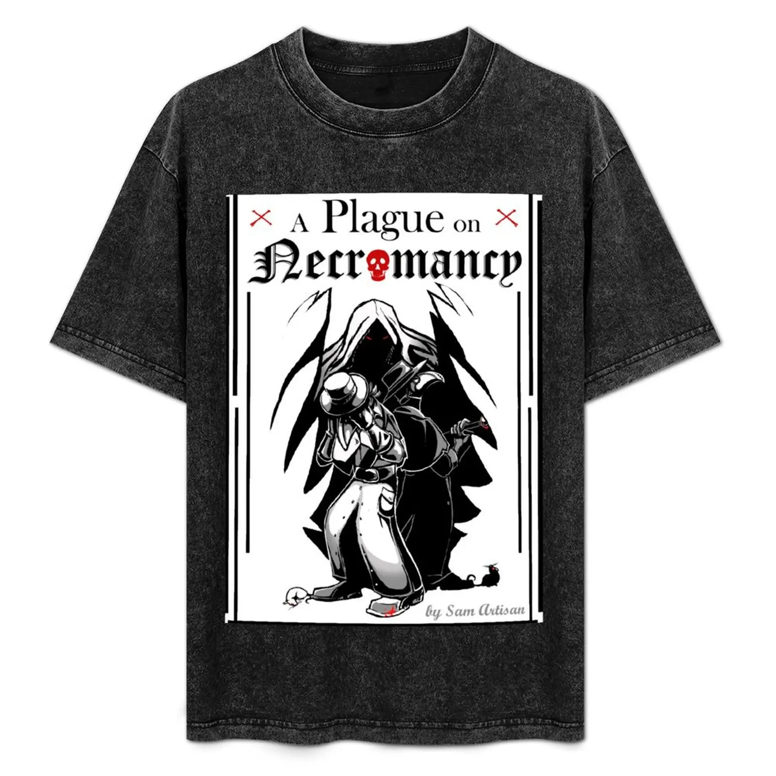 A Plague on Necromancy T-Shirt Plus Size Basic Short Sleeve Top
A Plague on Necromancy T-Shirt Plus Size Basic Short Sleeve Top