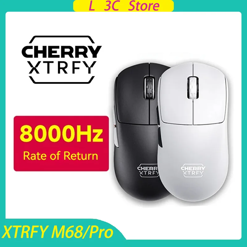 XTRFY M68 Pro 8k Wireless Mouse Cherry M68W Esports Gaming Mouse Low Latency Lightweight PAW3395 Lift-Off Distance Gamer Custom
XTRFY M68 Pro 8k Wireless Mouse Cherry M68W Esports Gaming Mouse Low Latency Lightweight PAW3395 Lift-Off Distance Gamer Custom