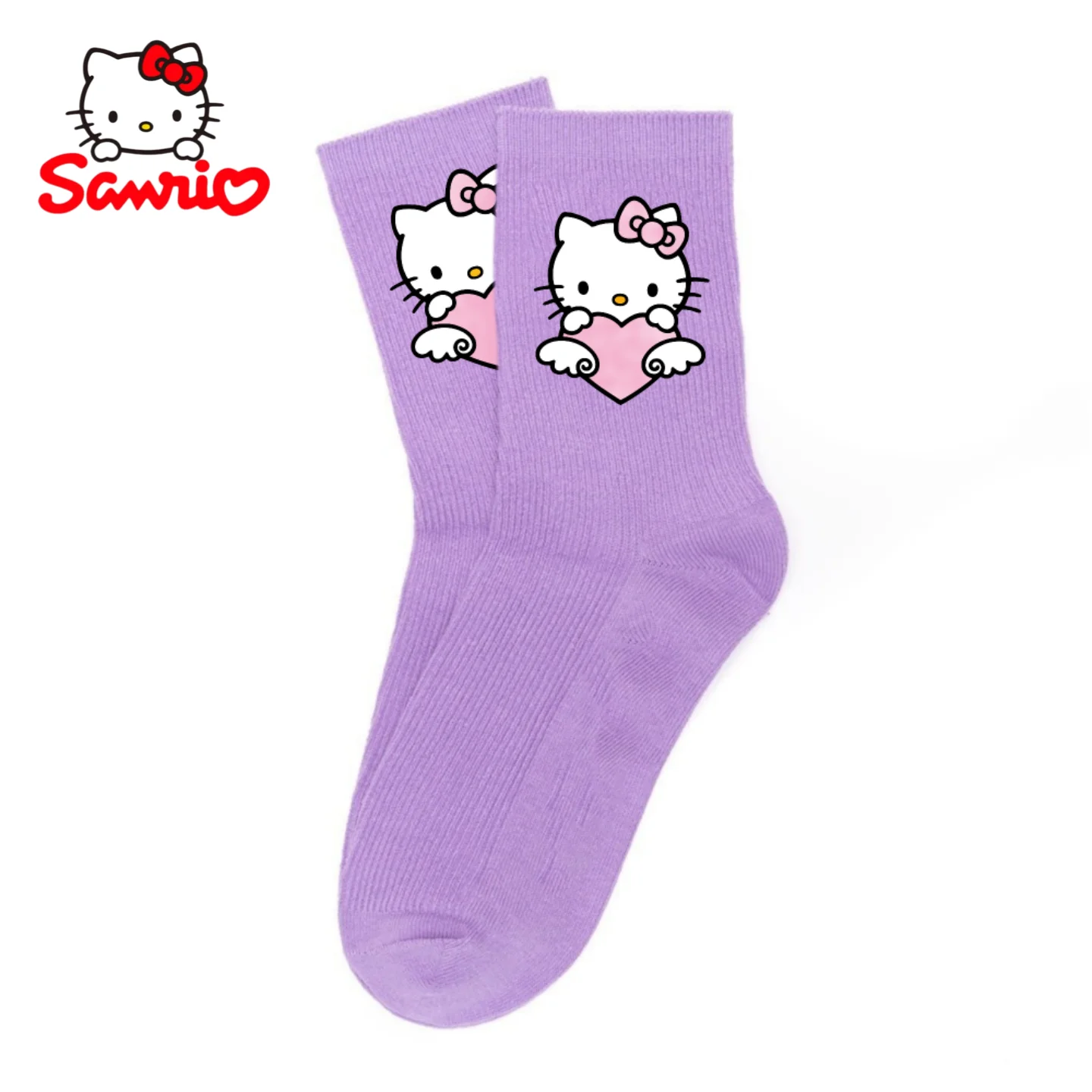 Носки для девочек с героями мультфильмов «Hello Kitty», милые японские и корейские носки средней длины в стиле аниме, осенние и зимние носки из чистого хлопка
Носки для девочек с героями мультфильмов «Hello Kitty», милые японские и корейские носки средней длины в стиле аниме, осенние и зимние носки из чистого хлопка