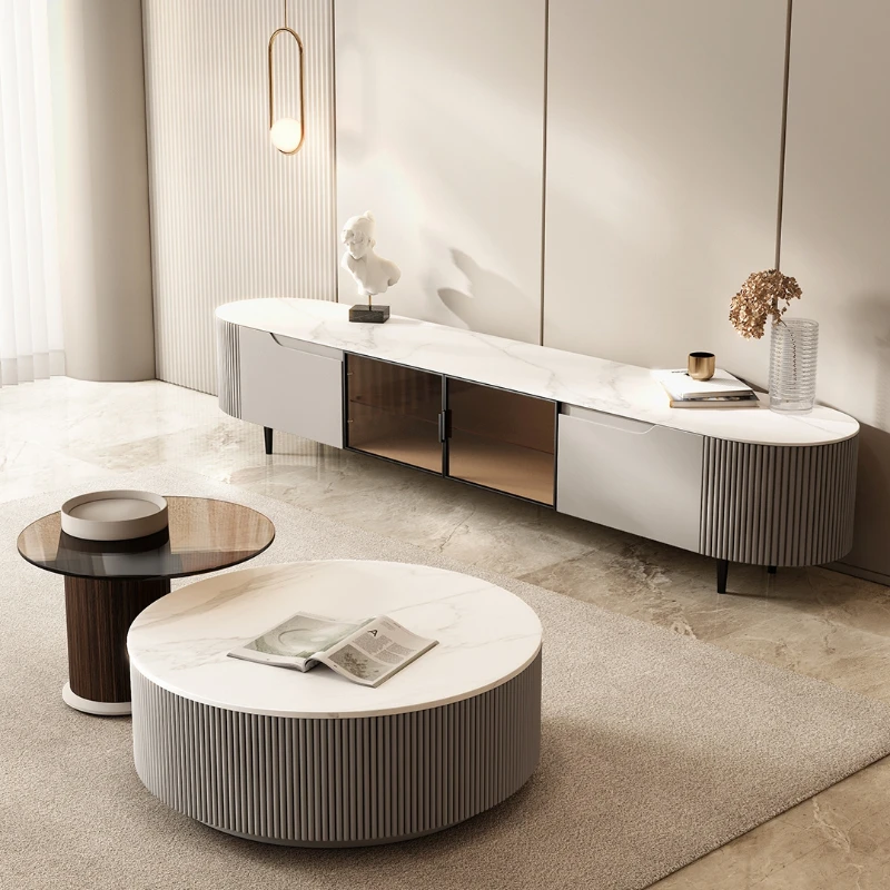 Nordic Minimalism Stone Plate Coffee Table TV Cabinet Combination Modern Living Room Home
Nordic Minimalism Stone Plate Coffee Table TV Cabinet Combination Modern Living Room Home
