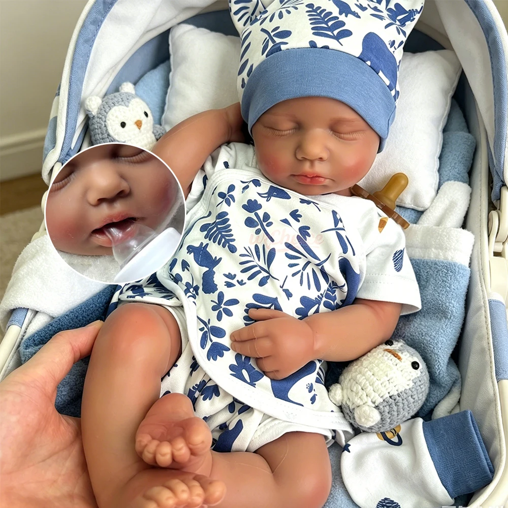 20Inch Can Open Mouth Loulou Lifelike Solid Silicone Reborn Baby Girl/Boy Handmade Realistic Details Soft Doll Photography Prop
20Inch Can Open Mouth Loulou Lifelike Solid Silicone Reborn Baby Girl/Boy Handmade Realistic Details Soft Doll Photography Prop