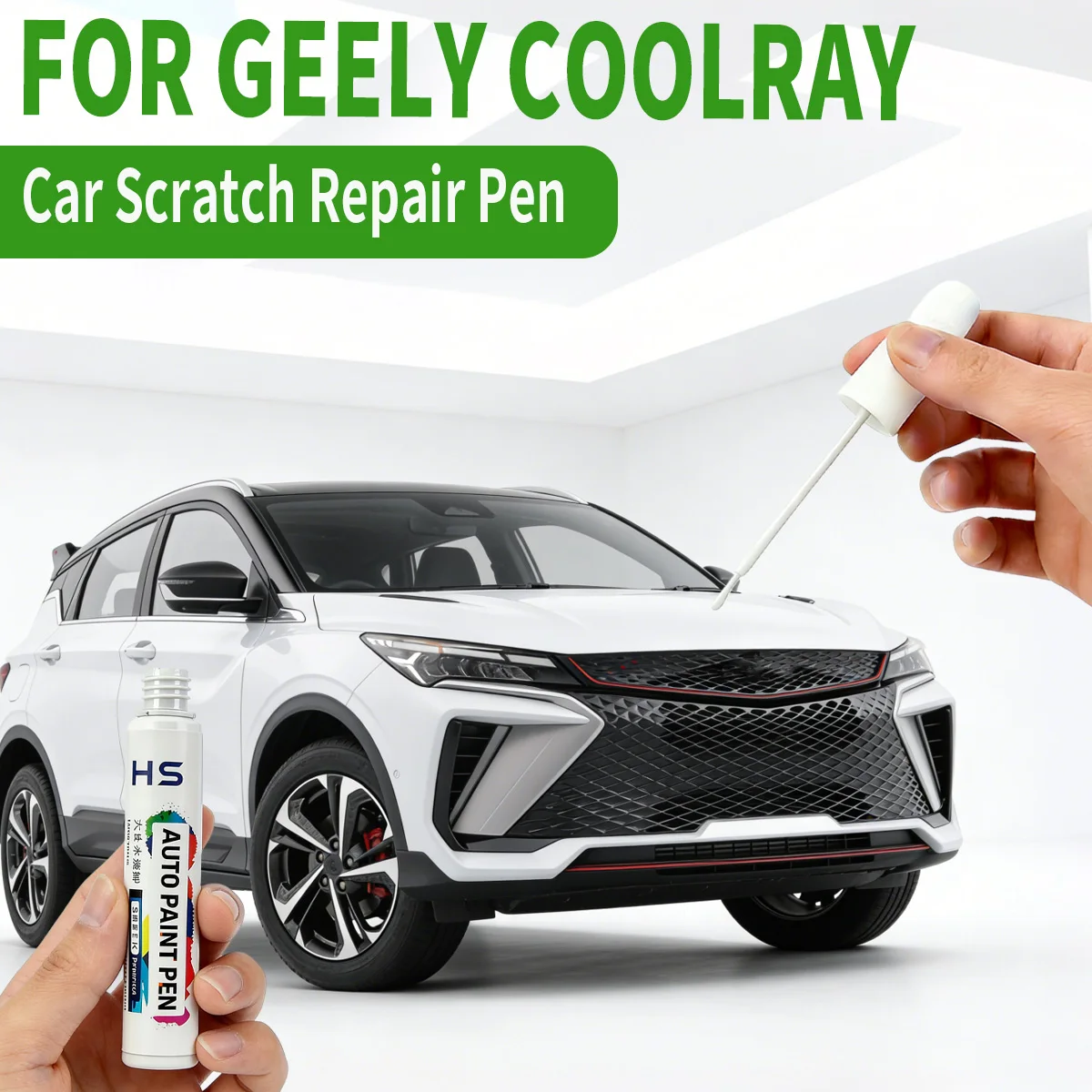Ручка-корректор для ремонта лакокрасочного покрытия автомобиля GEELY COOLRAY, средство для удаления царапин, аксессуары для авто, цвета: Белый 155, Зеленый Sailing Green 331, Синий, Серебристый
Ручка-корректор для ремонта лакокрасочного покрытия автомобиля GEELY COOLRAY, средство для удаления царапин, аксессуары для авто, цвета: Белый 155, Зеленый Sailing Green 331, Синий, Серебристый