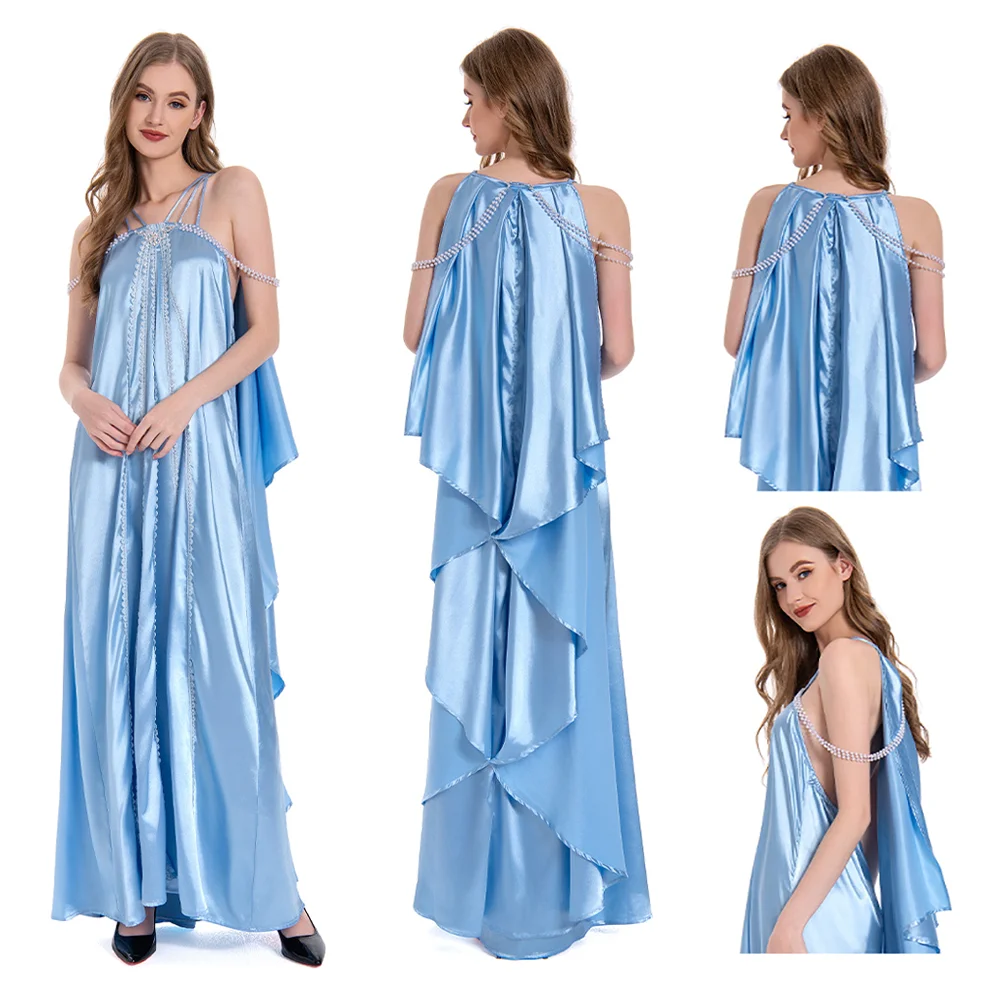 Padme Cosplay Amidala Roleplay Satin Nightgown Women’s Cosplay Sleepwear Costume Halloween Carnival Fantasia Outfit Nightwear
Padme Cosplay Amidala Roleplay Satin Nightgown Women’s Cosplay Sleepwear Costume Halloween Carnival Fantasia Outfit Nightwear