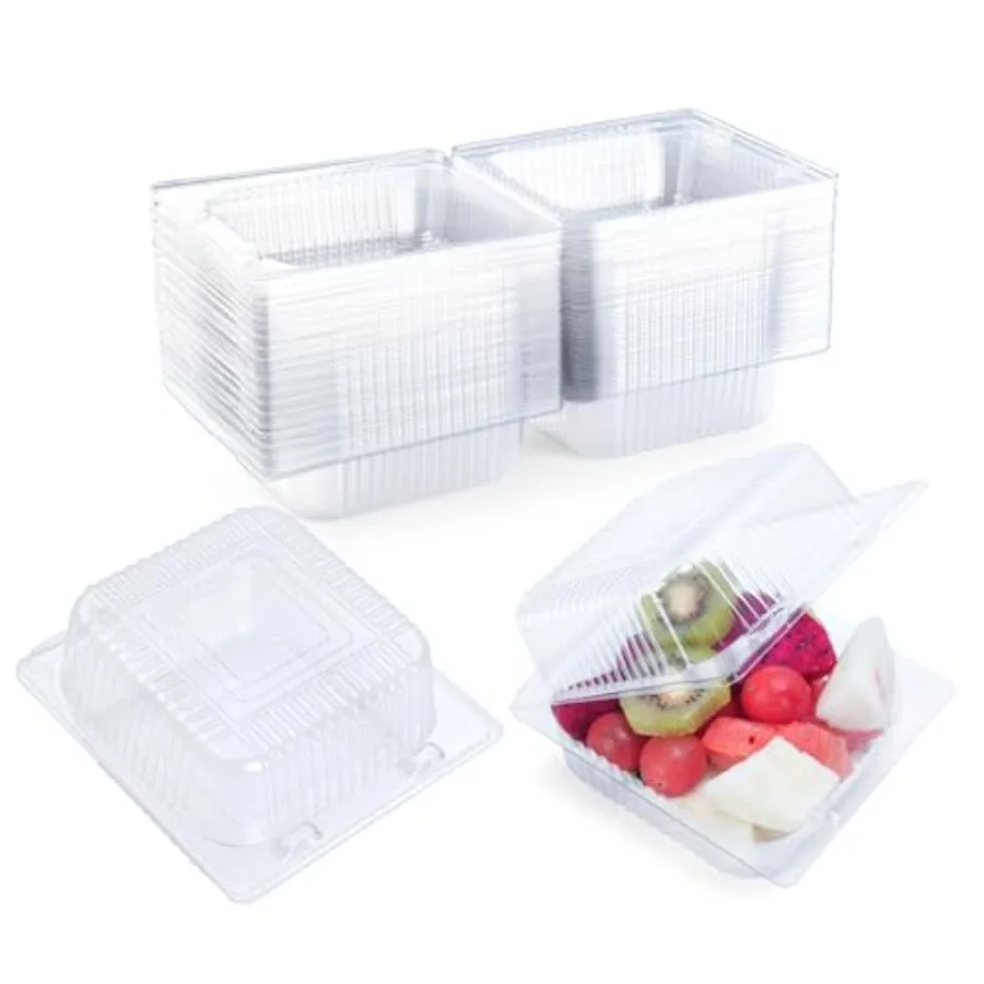50 Count Clear Containers wit Li Food, Tickened Disable wic Containers Clams es Cake ice, D, amburger, Salad, Pastry, Fruits, T
50 Count Clear Containers wit Li Food, Tickened Disable wic Containers Clams es Cake ice, D, amburger, Salad, Pastry, Fruits, T