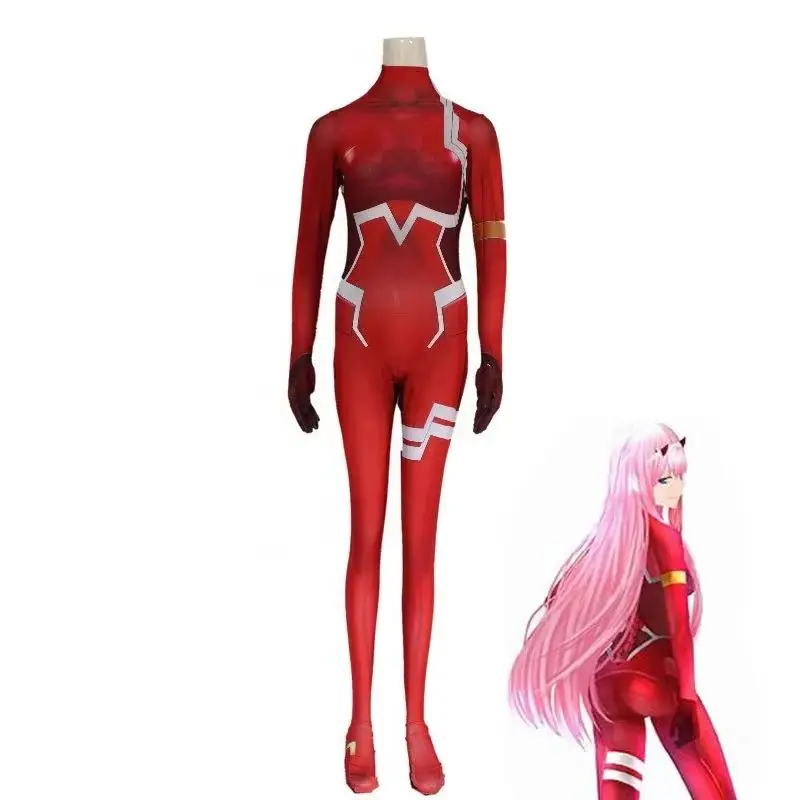 Anime Darling in the Franxx Code002 Cosplay Costume Set with Pink Wig And Devil Horns Headdress for Halloween And Carnival
Anime Darling in the Franxx Code002 Cosplay Costume Set with Pink Wig And Devil Horns Headdress for Halloween And Carnival